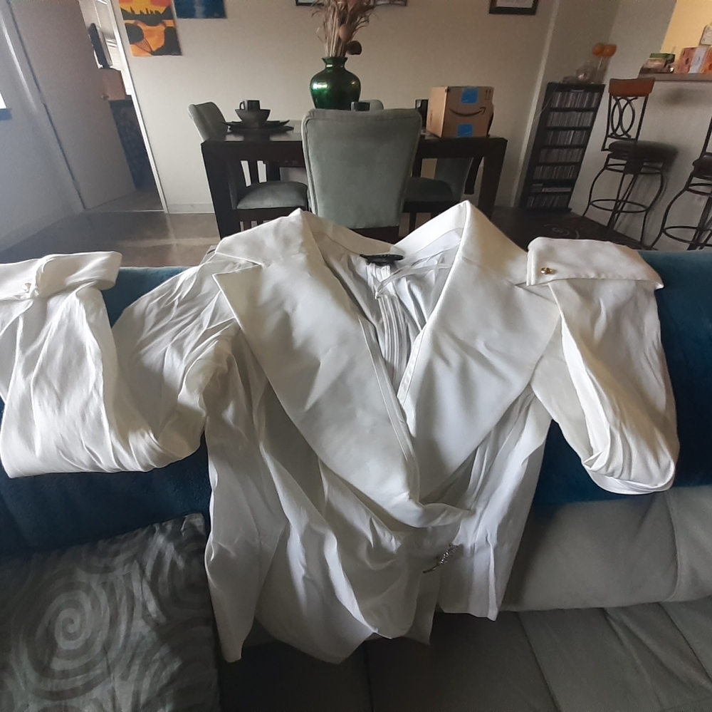 Women's White Dress Blouse